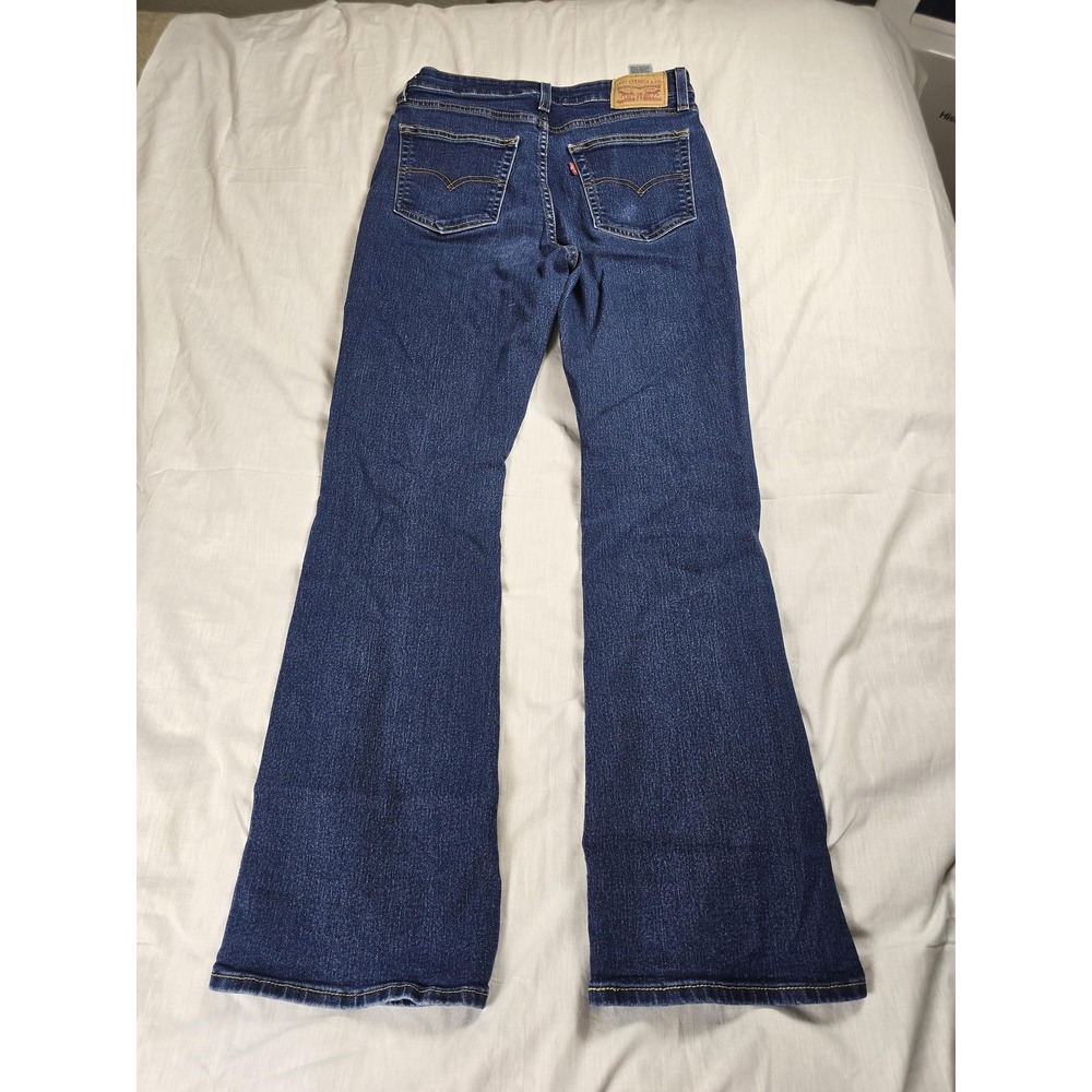 Levis 725 High Rise Bootcut Pants Womens 28 Blue Med Wash Stretch Jeans 28x30 - Picture 10 of 10